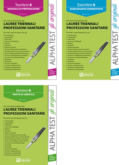 Manuale di Lauree Triennali Professioni Sanitarie + 2 Eserciziari